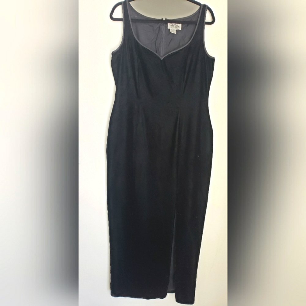 Vintage Dress Bob Mackie 1980s Sweetheart Neckline Dress